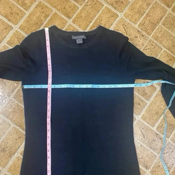 French Connection Black Maxi Sweater Dress - Picture 15 of 15